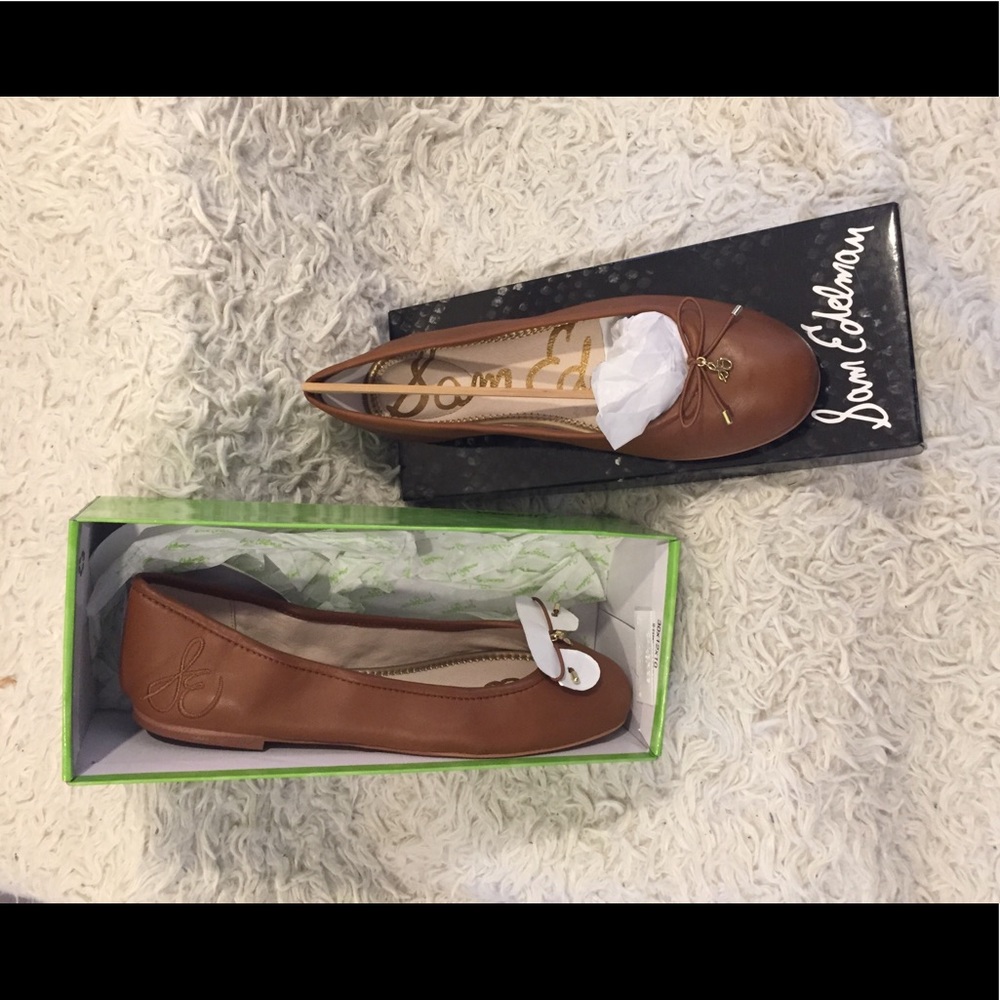 🆕🔥 NWB Sam Edelman Brown Flats Size 10